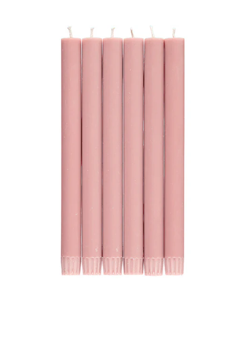 Old Rose Eco Dinner Candles