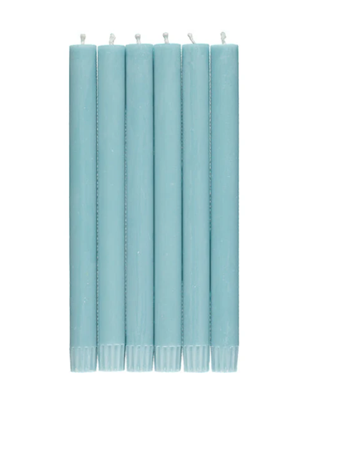 Powder Blue Eco Dinner Candles