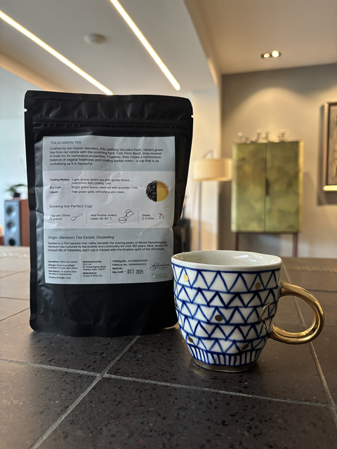Tulsi Green Tea Loose Leaf - 100gms - House of Roya