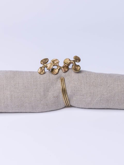 Tri Petal Napkin Ring - Set of 4 - House of Roya