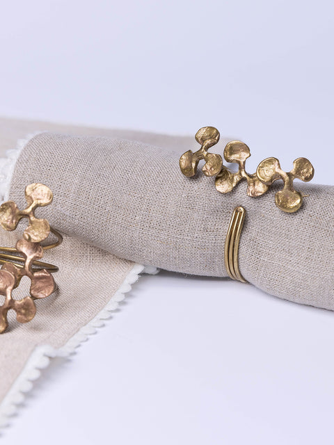 Tri Petal Napkin Ring - Set of 4 - House of Roya