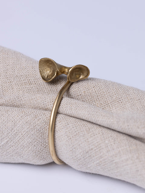 Trumpet Flower Napking Ring - Set of 4 - House of Roya