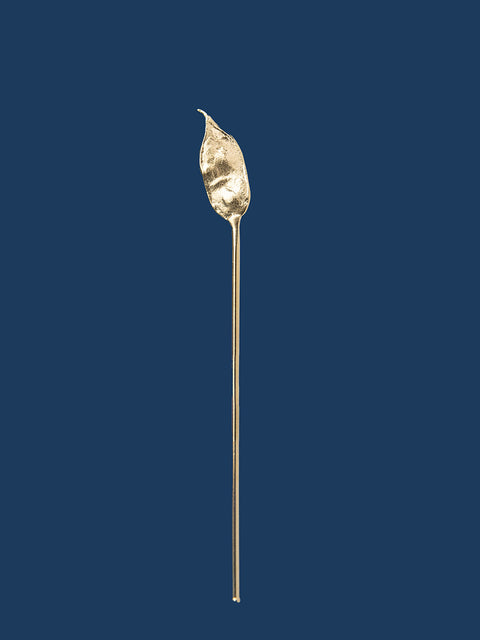 Pea Pod Leaf Cocktail Stirrer - Set of 4 - House of Roya
