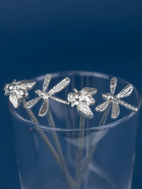 Dragon Fly Cocktail Stirrer - Set of 4 - House of Roya