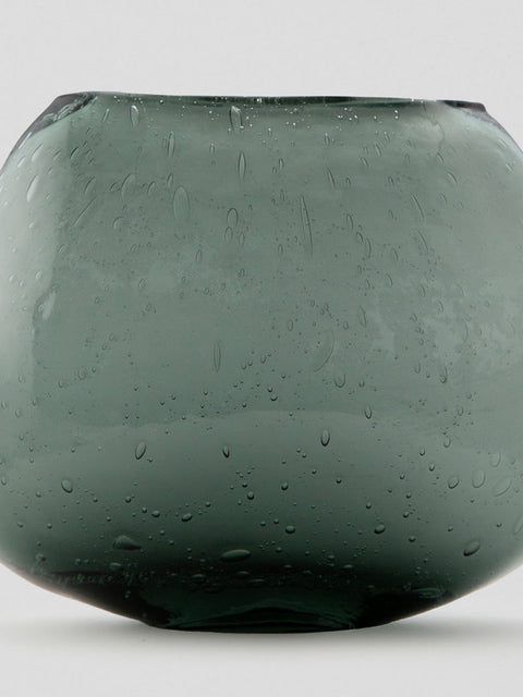 Blue Vase with Fog Finish - Large - House of Roya
