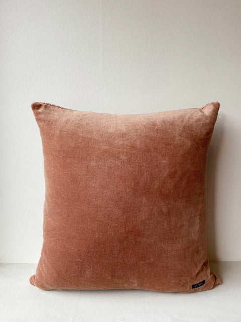 Quilted Velvet Champagne Cushion Cover - House of Roya