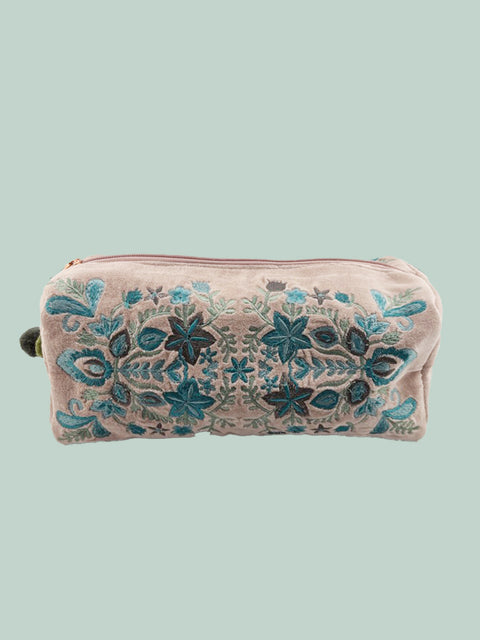 Embroidered Vanity Bag - House of Roya