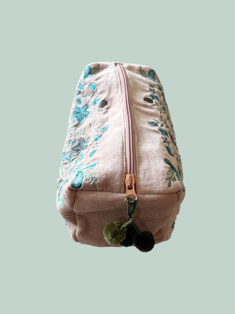 Embroidered Vanity Bag - House of Roya