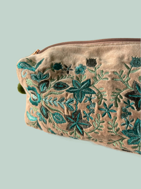 Embroidered Vanity Bag - House of Roya