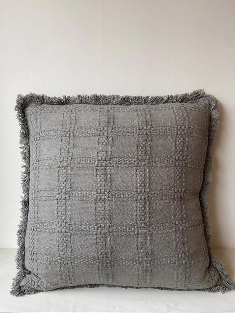 Rocky Road Checked Cushion Cover - House of Roya