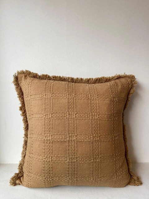 Rocky Road Checked Cushion Cover - House of Roya