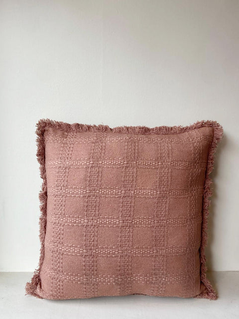Rocky Road Checked Cushion Cover - House of Roya