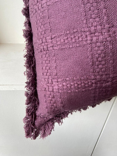 Rocky Road Checked Cushion Cover - House of Roya