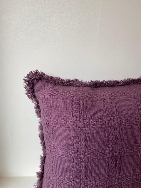 Rocky Road Checked Cushion Cover - House of Roya