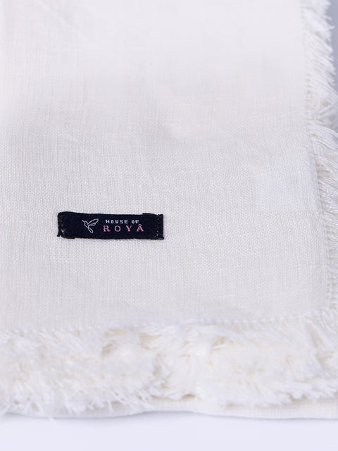 Newport Frayed Edge Napkins - Set of 4 - House of Roya