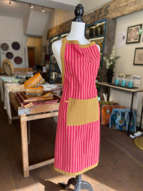 Coral Coast Forge Apron - Handmade Cotton Apron - House of Roya