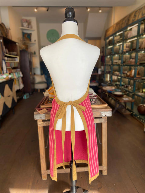 Coral Coast Forge Apron - Handmade Cotton Apron - House of Roya