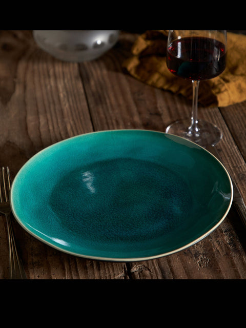 Riviera Azure Dinner Plate 27cm - House of Roya