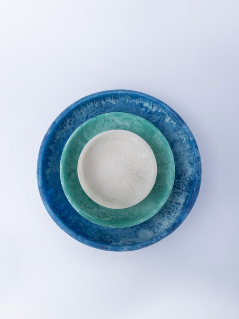 Aqua Bloom Bowl Large - House of Roya