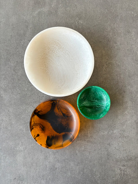 White Bloom Bowl Large - House of Roya