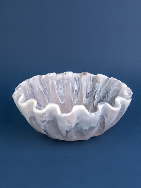 Amelia Resin Ruffle Bowl - House of Roya