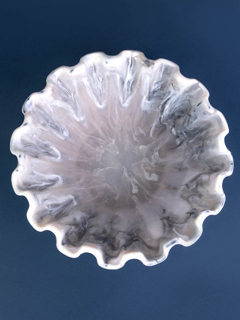 Amelia Resin Ruffle Bowl - House of Roya