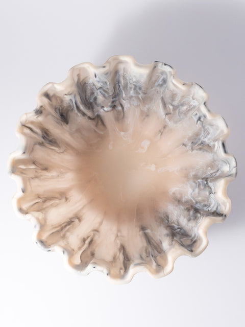Amelia Resin Ruffle Bowl - House of Roya