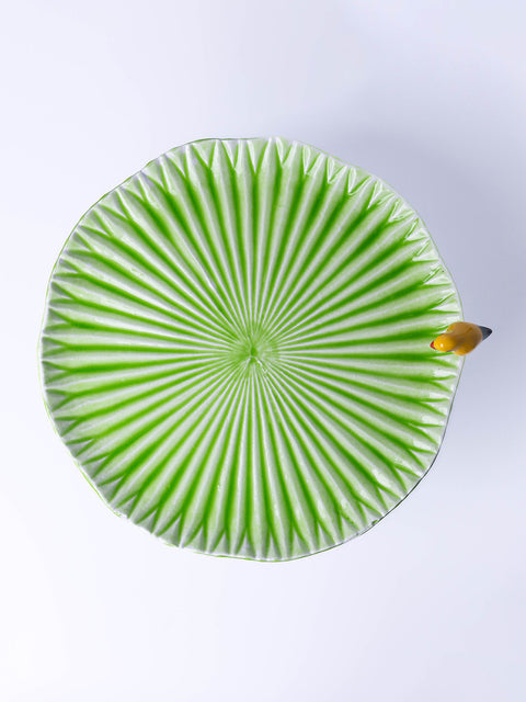 Canary Yellow Bird Cake Stand - House of Roya