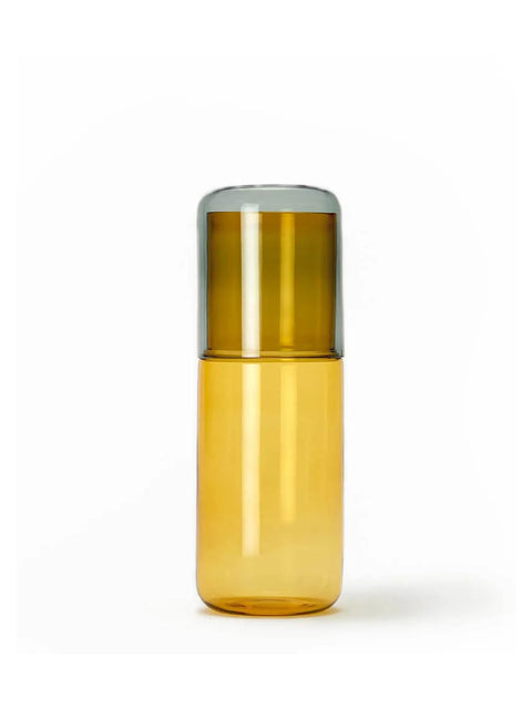 Slate and Yellow Carafe - House of Roya