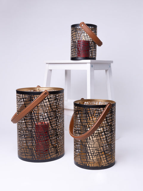 Metal Lantern Medium - House of Roya