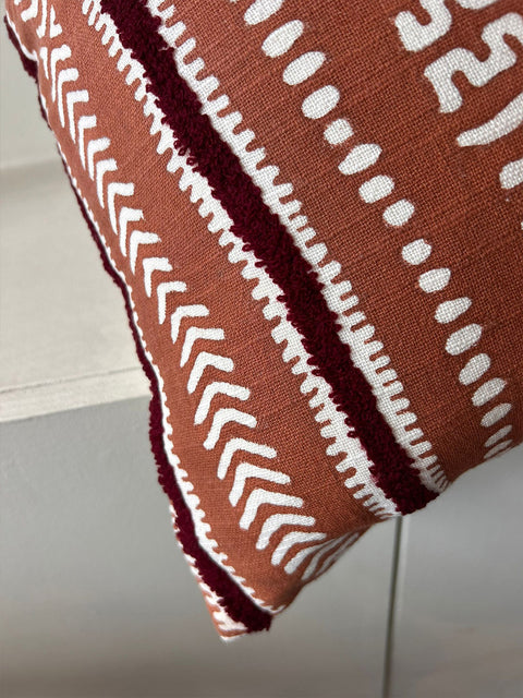 Savanna Rust Cushion - House of Roya