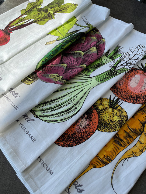 Vegetable Medley Cotton Napkins - House of Roya