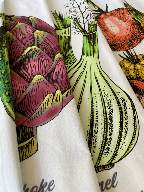 Vegetable Medley Cotton Napkins - House of Roya