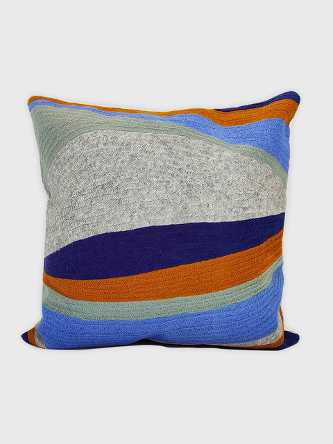 Wave Aari Cushion Cover - Multicolour - House of Roya