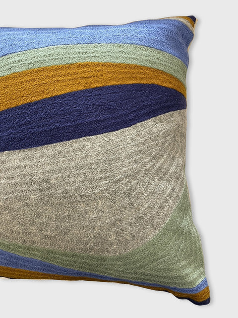 Wave Aari Cushion Cover - Multicolour - House of Roya