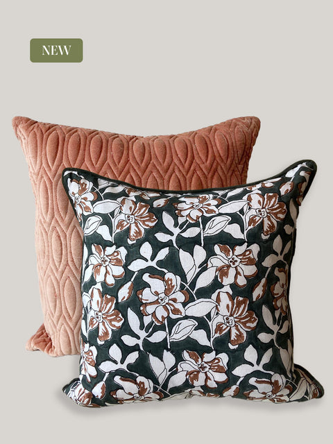Champa Linen Cushion Cover - House of Roya