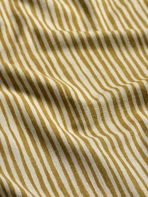 Palace Stripe Fabric (Yellow) - House of Roya