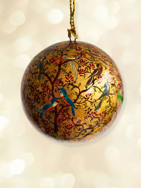 Noor Mahal - hand-painted Kashmiri baubles - House of Roya