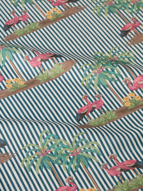 Crane Bay Fabric (Stripe) - House of Roya