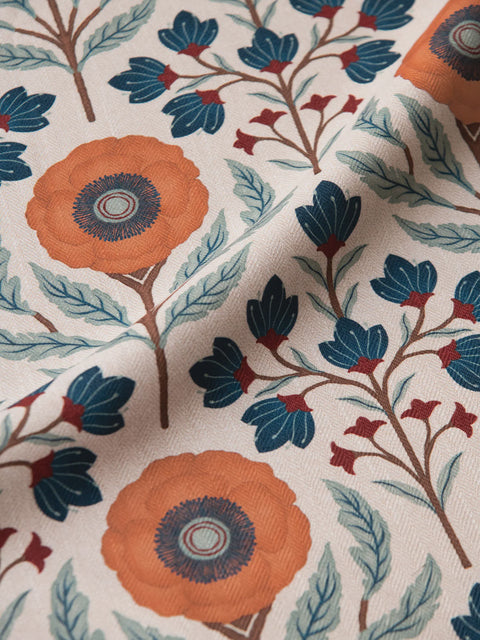 Paradise Fabric (Eggshell) - House of Roya