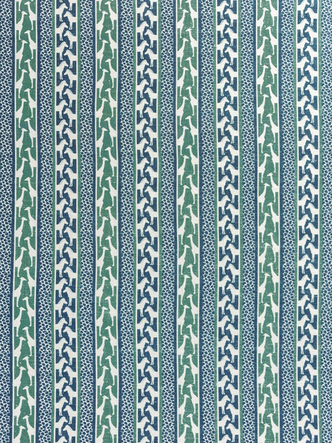 Savannah Stripes Fabric (Blue) - House of Roya
