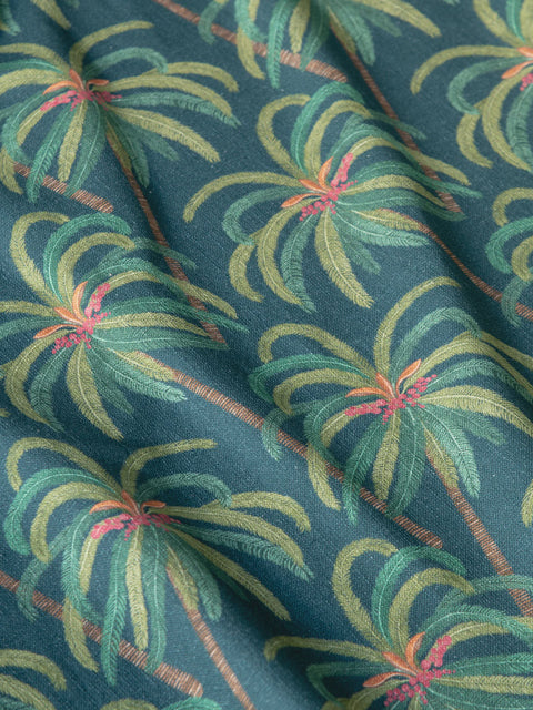 Palm Bay Fabric (Aqua) - House of Roya
