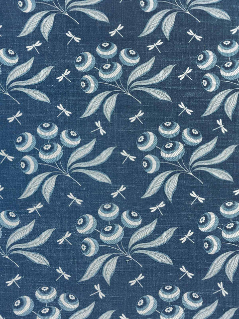 Wild Bloom Fabric (Blue) - House of Roya