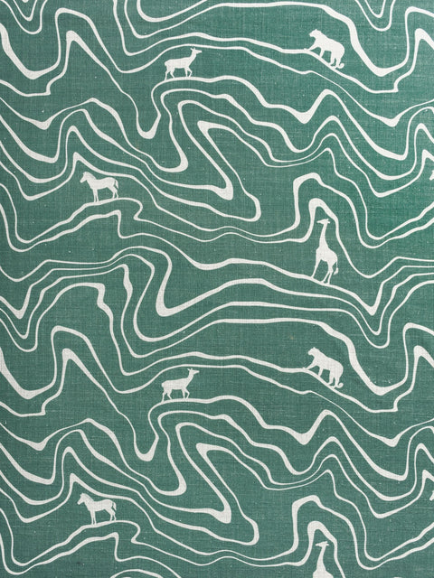 Forest Trail Fabric (Green) - House of Roya