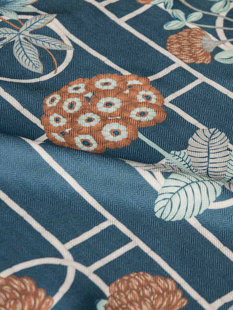 Spring Field Fabric (Mist-Midnight) - House of Roya