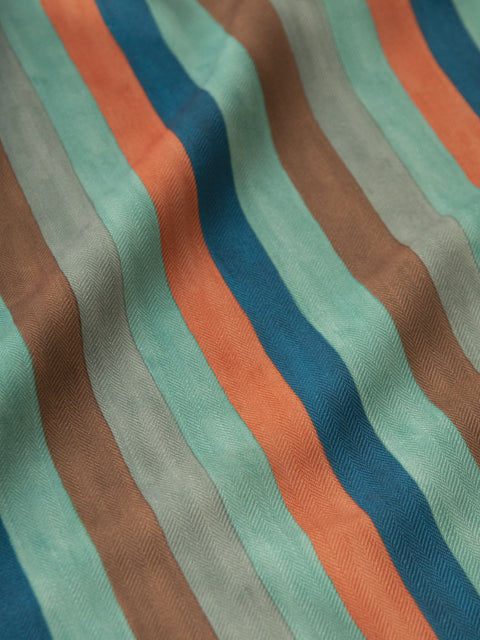 Summer Stripes Fabric (Multi) - House of Roya