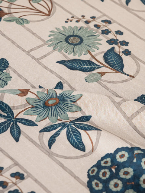 Spring Field Fabric (Mist-Eggshell) - House of Roya