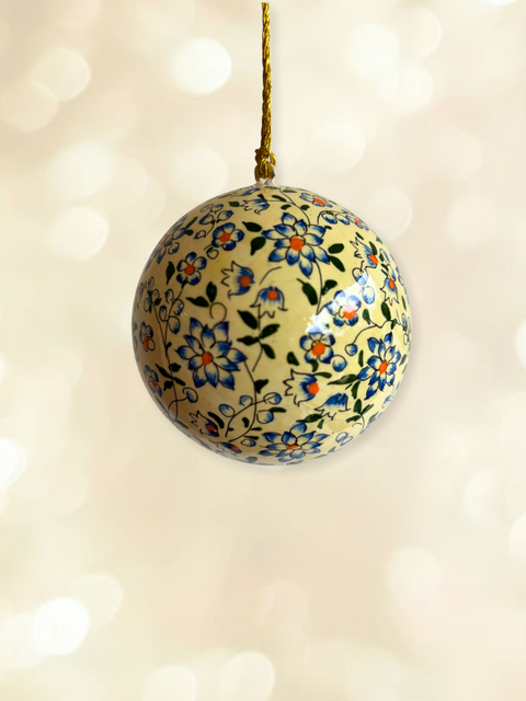 Zarina Bloom - hand-painted Kashmiri baubles - House of Roya