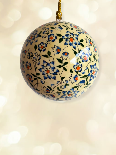 Zarina Bloom - hand-painted Kashmiri baubles - House of Roya