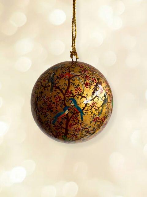 Noor Mahal - hand-painted Kashmiri baubles - House of Roya